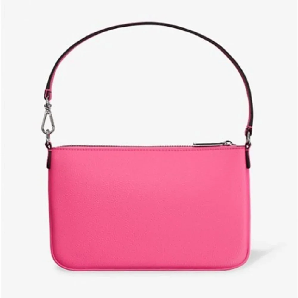 MICHAEL KORS Jet Set Small Pebbled Leather Convertible Wristlet NWT - Picture 5 of 9
